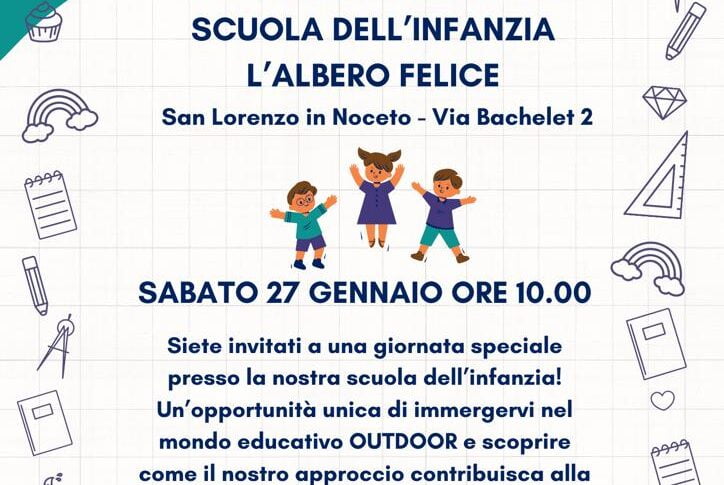 Open Day Infanzia L'Albero Felice - 27 gennaio 2024