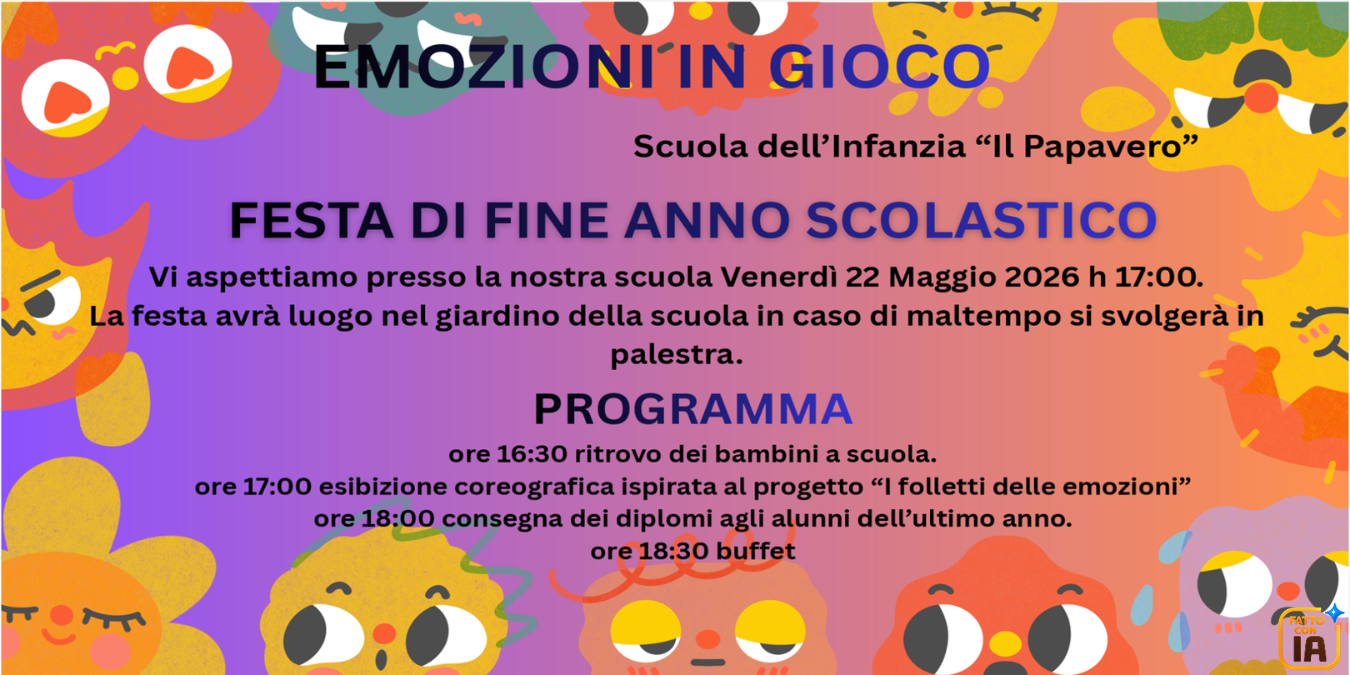 FESTA DI FINE ANNO Scuola Infanzia 