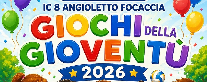 GIOCHI DELLA GIOVENTU' - MERCOLEDI' 27 MAGGIO 2026 ORE 8:30-12:00